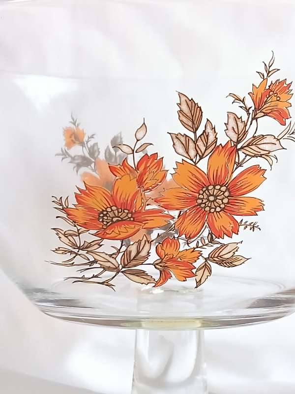 Vintage Arcoroc dessert or fruit bowl