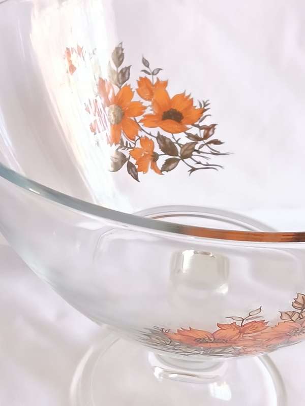 Vintage Arcoroc dessert or fruit bowl
