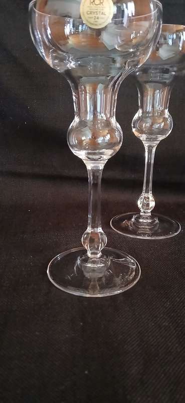 Vintage RCR crystal candle holders