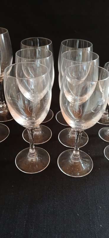 Vintage Cristal D' Arques variety of glasses