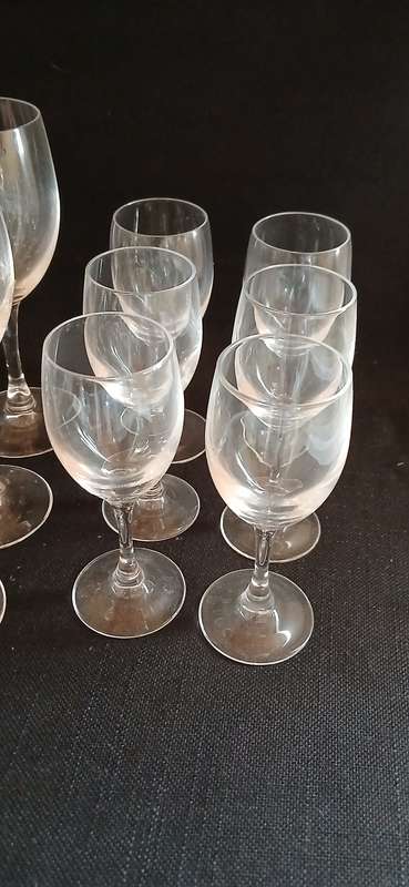 Vintage Cristal D' Arques variety of glasses