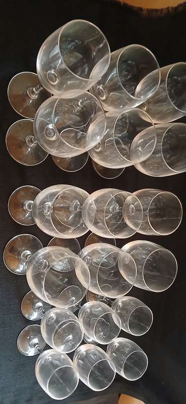 Vintage Cristal D' Arques variety of glasses