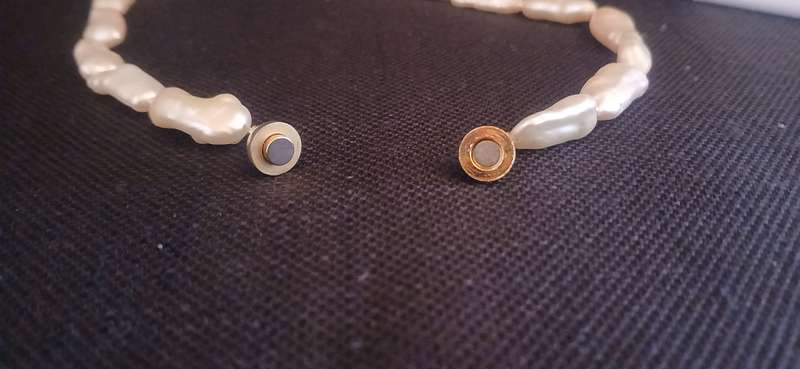 Vintage large pearl necklace