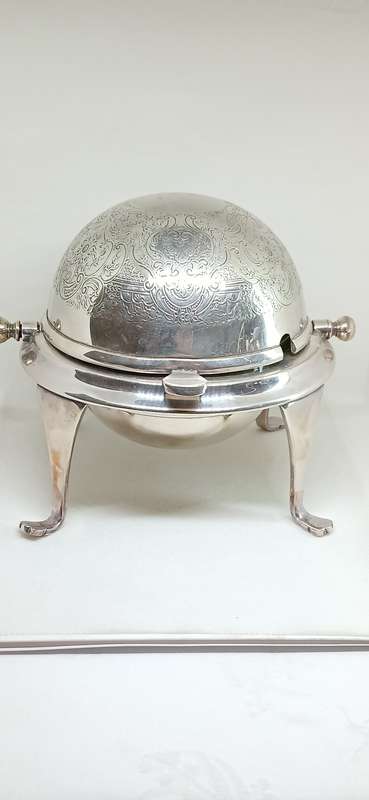 Vintage Barker Ellis roll top butter dish