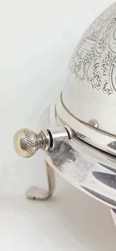 Vintage Barker Ellis roll top butter dish