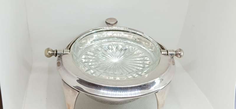 Vintage Barker Ellis roll top butter dish