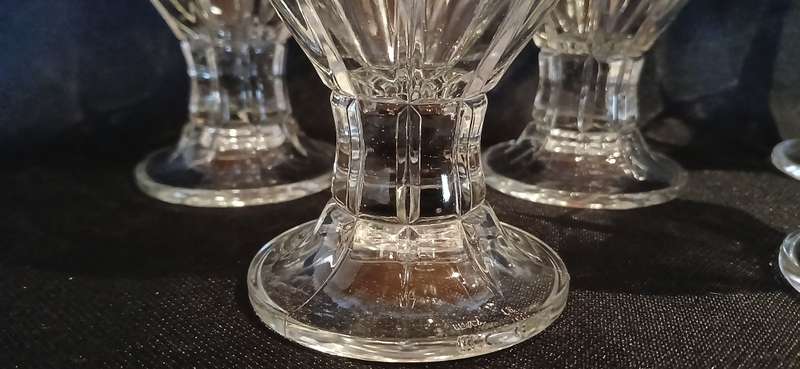 Vintage Bormioli Rocco dessert glasses