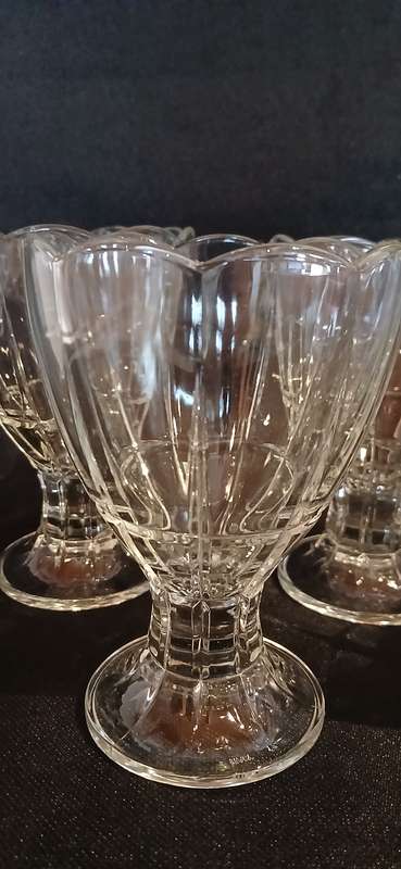 Vintage Bormioli Rocco dessert glasses