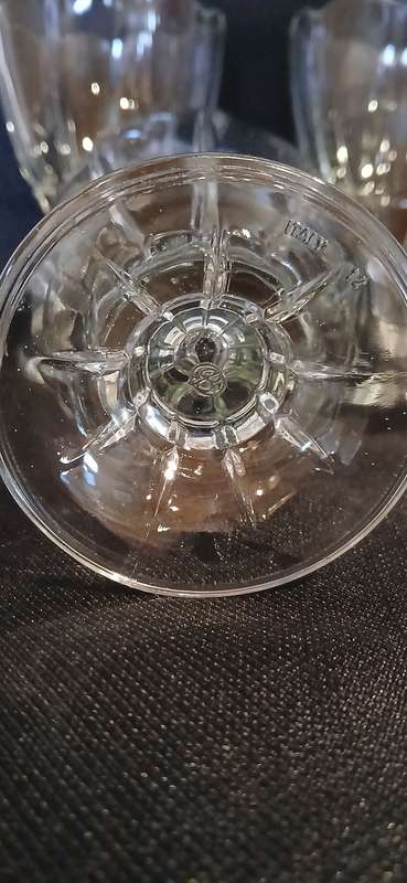 Vintage Bormioli Rocco dessert glasses