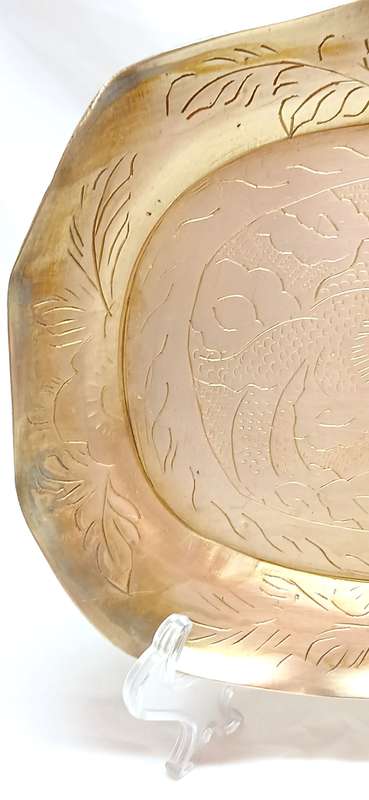 Antique Chinese brass plates