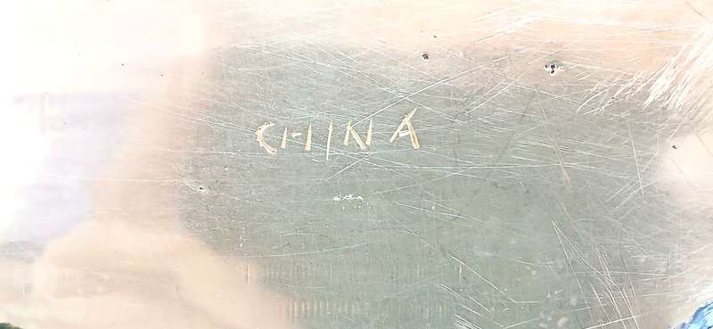 Antique Chinese brass plates