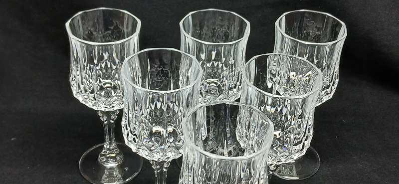 Vintage Cristal D'arques dessert glasses