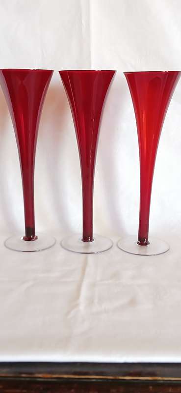 Vintage hand blown vases