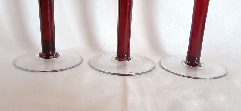 Vintage hand blown vases