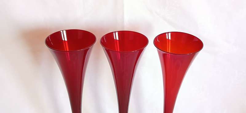 Vintage hand blown vases