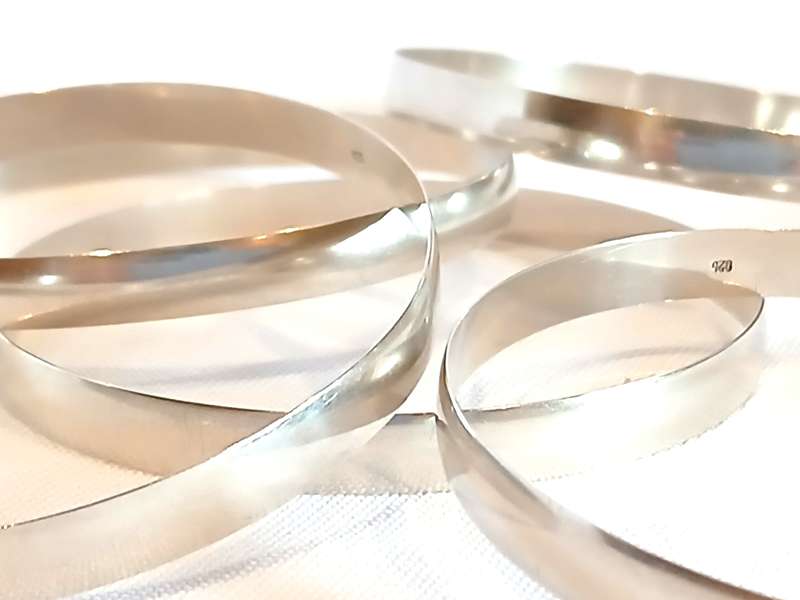 Vintage sterling silver bangles