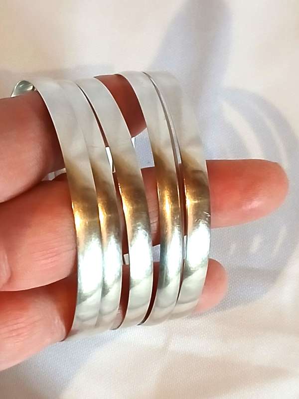 Vintage sterling silver bangles