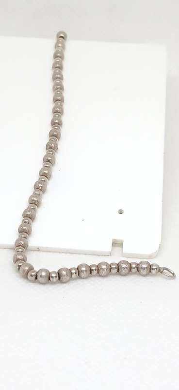 Sterling silver ball bracelet