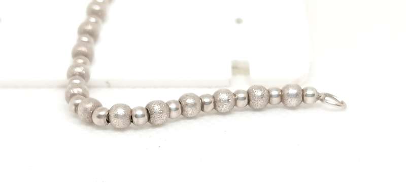 Sterling silver ball bracelet