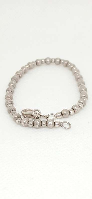 Sterling silver ball bracelet