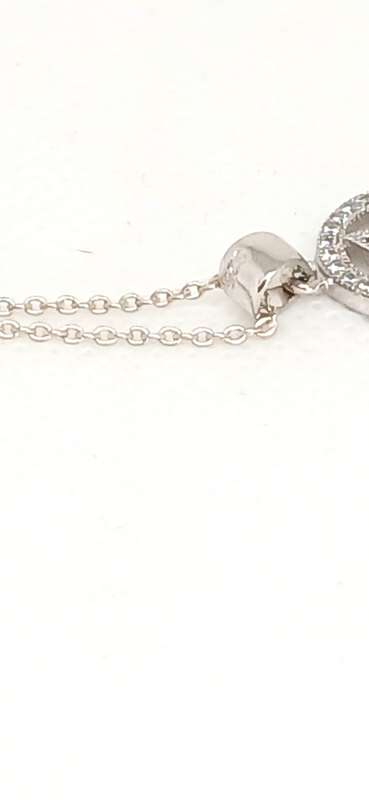Sterling silver 'Star of David with cubic stones