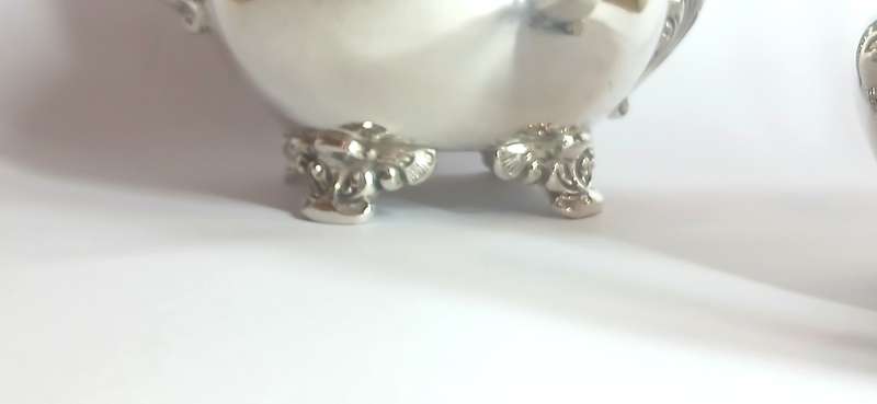 Vintage Poole silver plate tea set