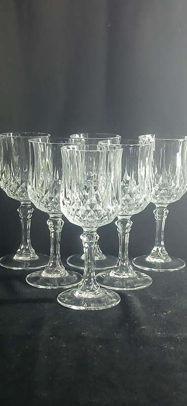 Vintage Cristal D'Arques sherry glasses