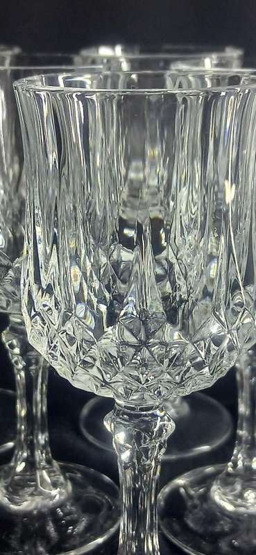 Vintage Cristal D'Arques sherry glasses