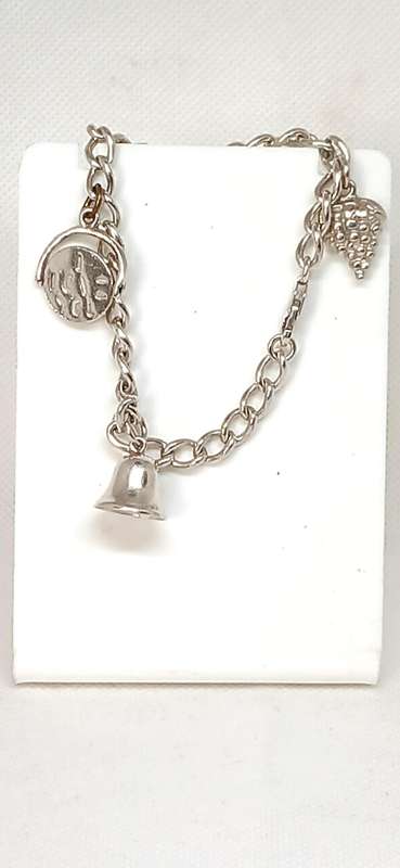 Sterling silver charm bracelet
