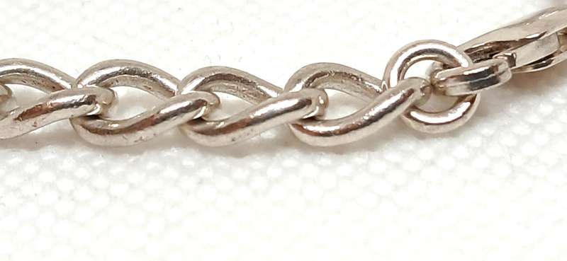 Sterling silver charm bracelet