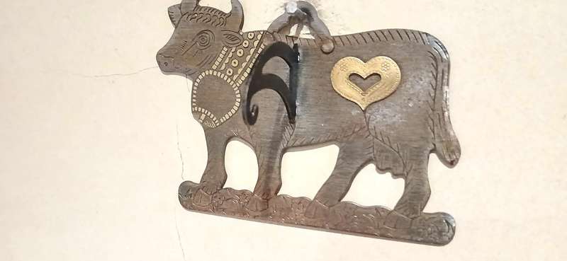 Vintage Alpine cowbell wind chime