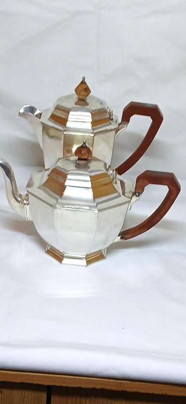 Antique Adie Bros A1 plate tea and coffee pots