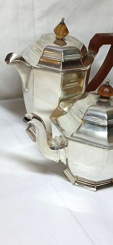 Antique Adie Bros A1 plate tea and coffee pots