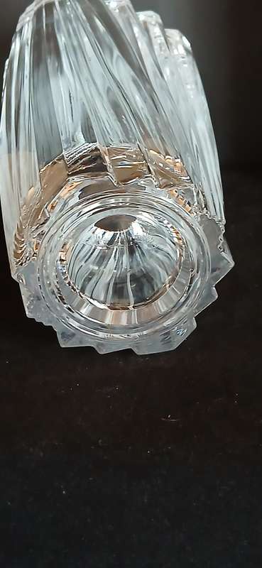 Vintage Cristal D Arques crystal vase