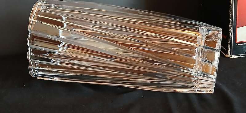 Vintage Cristal D Arques crystal vase
