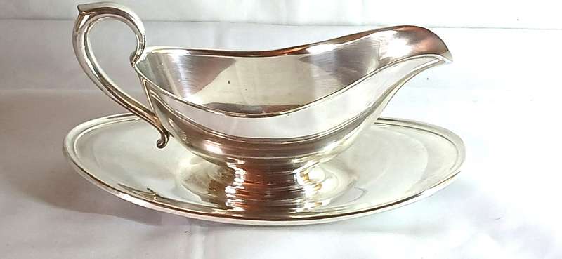 Vintage Gorham silver plate gravy boat