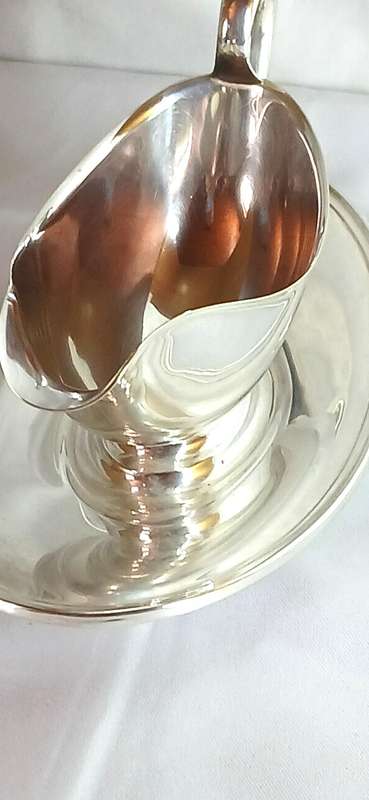 Vintage Gorham silver plate gravy boat