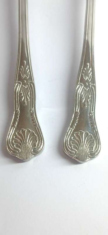 Vintage Kings pattern salad serving set