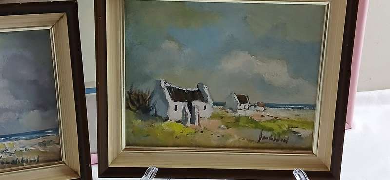 Vintage Jan de Waal miniature paintings