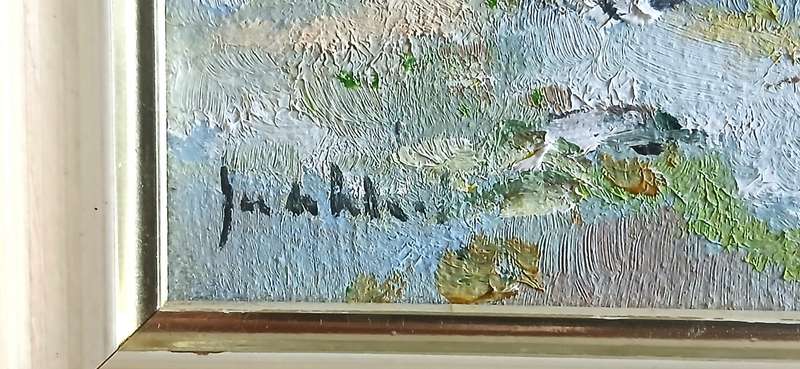 Vintage Jan de Waal miniature paintings