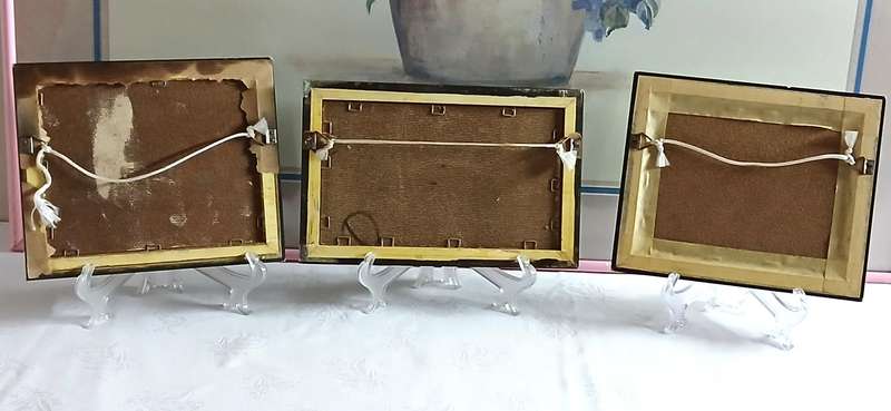 Vintage Jan de Waal miniature paintings