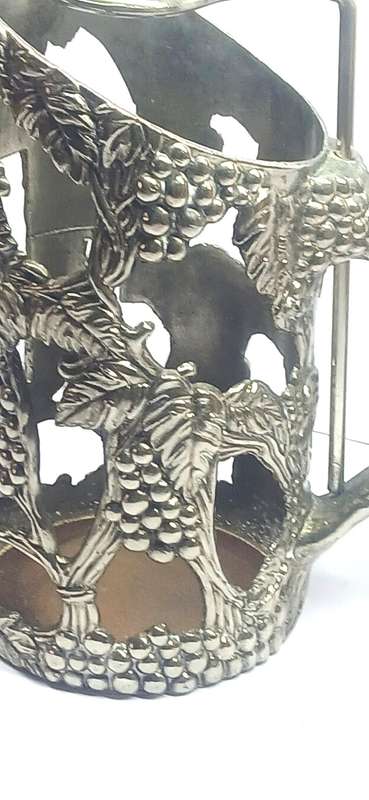 Vintage Godinger wine bottle holder