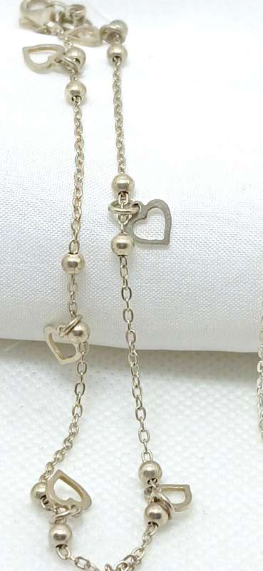 Sterling silver anklets