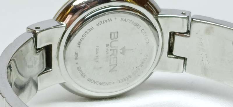 Buren ladies stainless steel watch