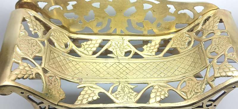 Vintage brass Victorian style ornament bench