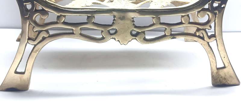 Vintage brass Victorian style ornament bench