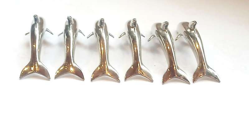 Vintage dolphin name card holders