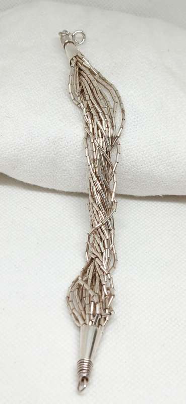 Sterling silver multi layered bracelet