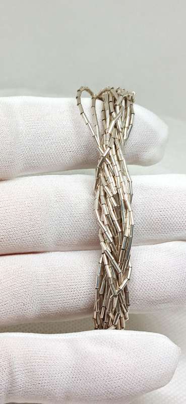 Sterling silver multi layered bracelet