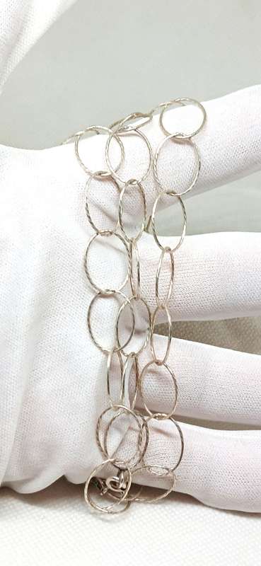 Sterling silver ring necklace